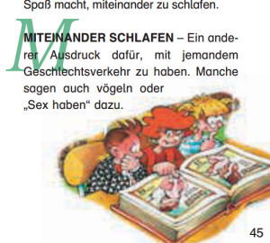 Miteinander Schlafen - 8-летним объясняются фразу "спать вместе"